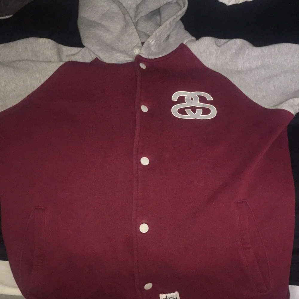 stussy varsity hoodie